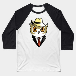 Owl Capone Baseball T-Shirt